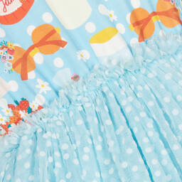 Rock Your Baby-Girls Blue Cotton Tutu Dress | Childrensalon Outlet