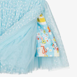 Rock Your Baby-Girls Blue Cotton Tutu Dress | Childrensalon Outlet