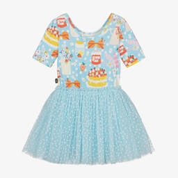 Rock Your Baby-Girls Blue Cotton Tutu Dress | Childrensalon Outlet