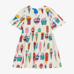 Rock Your Baby-Girls Creamy Cotton Ice Cream Frock | Childrensalon Outlet
