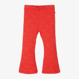 Rock Your Baby-Girls Flared Red Heart Trousers | Childrensalon Outlet