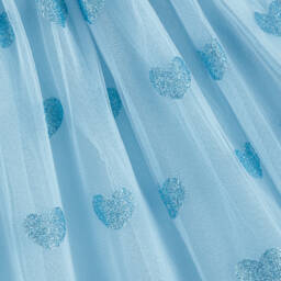 Rock Your Baby-فستان بقلوب تول لون أزرق | Childrensalon Outlet