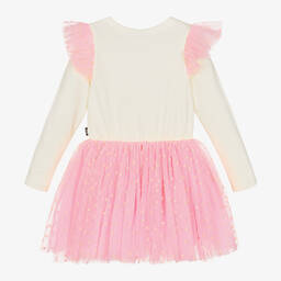 Rock Your Baby-Girls Ivory & Pink Jersey Tutu Dress | Childrensalon Outlet