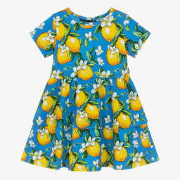 Rock Your Baby-Girls Lemon-Print Knitted Dress | Childrensalon Outlet