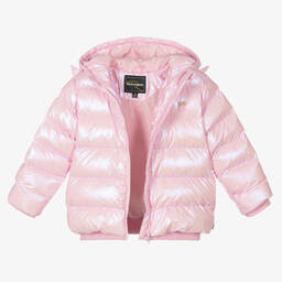 Rock Your Baby-جاكيت لون زهري متاليك للبنات | Childrensalon Outlet