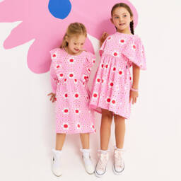 Rock Your Baby-فستان قطني بنقشة زهور بألوان الباستيل للبنات | Childrensalon Outlet