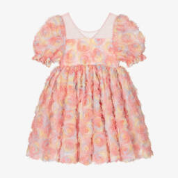 Rock Your Baby-Платье из пастельного фатина с цветочным узором для девочек | Childrensalon Outlet