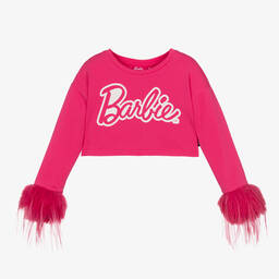 Rock Your Baby-Girls Pink Barbie Cotton Top | Childrensalon Outlet