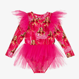 Rock Your Baby-Girls Pink Barbie Doll Tutu Dress | Childrensalon Outlet