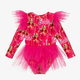 Rock Your Baby-Girls Pink Barbie Doll Tutu Dress | Childrensalon Outlet