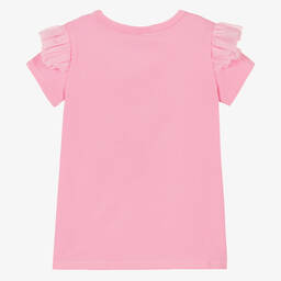 Rock Your Baby-Girls Pink & Blue Cotton Unicorn T-Shirt | Childrensalon Outlet