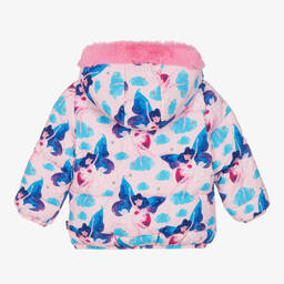 Rock Your Baby-Girls Pink & Blue Fairy Puffer Coat | Childrensalon Outlet