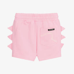 Rock Your Baby-Girls Pink Cotton Dinosaur Shorts | Childrensalon Outlet