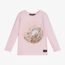 Rock Your Baby-Розовый топ из хлопкового джерси для девочек | Childrensalon Outlet