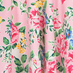 Rock Your Baby-Girls Pink Floral Print Cotton Dress | Childrensalon Outlet