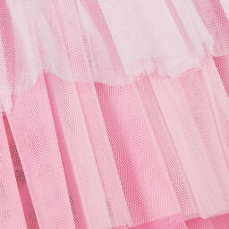 Rock Your Baby-Girls Pink Floral Tulle Dress | Childrensalon Outlet