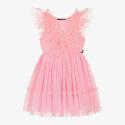 Rock Your Baby-Girls Pink Heart Tulle Dress | Childrensalon Outlet