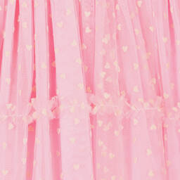 Rock Your Baby-Girls Pink Heart Tulle Dress | Childrensalon Outlet