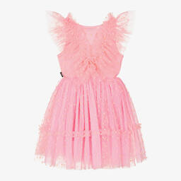 Rock Your Baby-Girls Pink Heart Tulle Dress | Childrensalon Outlet