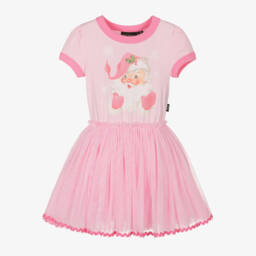 روك يور بيبي-فستان تول وجيرسيه لون زهري | Childrensalon Outlet