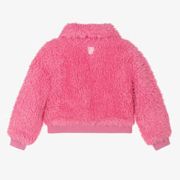 Rock Your Baby-Girls Pink Sherpa Bomber Jacket | Childrensalon Outlet