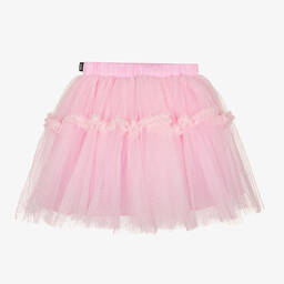 روك يور بيبي-تنورة تول لامع لون زهري | Childrensalon Outlet