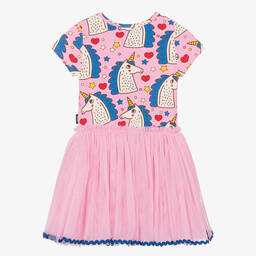 Rock Your Baby-Girls Pink Unicorn Magic Tulle Dress | Childrensalon Outlet