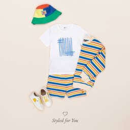 Rock Your Baby-Girls' Striped Cotton Pullover Delight | Childrensalon Outlet