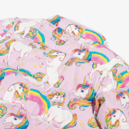Rock Your Baby-Girls Unicorn Print Puffer Coat | Childrensalon Outlet