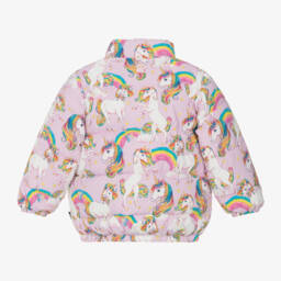 Rock Your Baby-Girls Unicorn Print Puffer Coat | Childrensalon Outlet