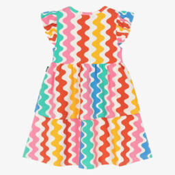 Rock Your Baby-Girls Vibrant Wave Patterned Dress | Childrensalon Outlet