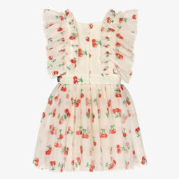 Rock Your Baby-فستان كريمي ساحر للبنات مزين بالكرز | Childrensalon Outlet