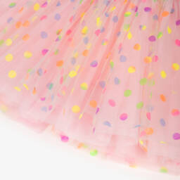 روك يور بيبي-فستان وردي بنقاط ساحرة للبنات | Childrensalon Outlet