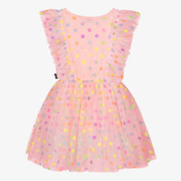 روك يور بيبي-فستان وردي بنقاط ساحرة للبنات | Childrensalon Outlet