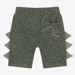 Rock Your Baby-Green Dino Scales Shorts | Childrensalon Outlet