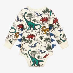 Rock Your Baby-أوفرول بادي قطن جيرسي لون عاجي للأطفال | Childrensalon Outlet