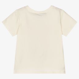 Rock Your Baby-Кремовая хлопковая футболка с надписью Love | Childrensalon Outlet