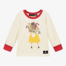 Rock Your Baby-Ivory & Red Jersey Top | Childrensalon Outlet