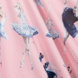 Rock Your Baby-Розовое хлопковое платье с принтом Ballet | Childrensalon Outlet