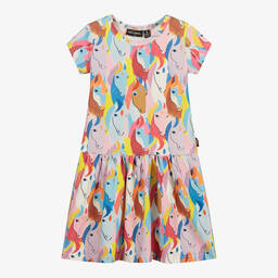Rock Your Baby-Pink Cotton Horse Dress | Childrensalon Outlet