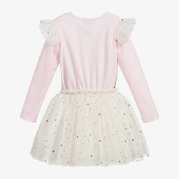 Rock Your Baby-Платье из тюля цвета слоновой кости и розового цвета | Childrensalon Outlet