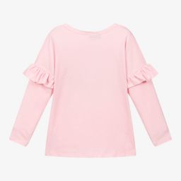 Rock Your Baby-Розовый хлопковый топ с единорогом | Childrensalon Outlet