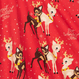 Rock Your Baby-Red Cotton Comet & Cupid Dress  | Childrensalon Outlet