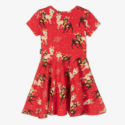 Rock Your Baby-Red Cotton Comet & Cupid Dress  | Childrensalon Outlet