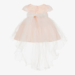 Romano Princess-Baby Girls Peach Pink Dress | Childrensalon Outlet