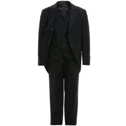 Romano Vianni-Black 3 Piece Formal Tail Suit | Childrensalon Outlet