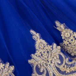 Romano Princess-Blue Sequin & Tulle Dress | Childrensalon Outlet