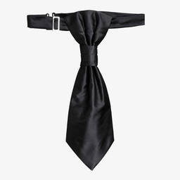 Romano Vianni-Boys Black Waistcoat & Cravat Tie Set | Childrensalon Outlet