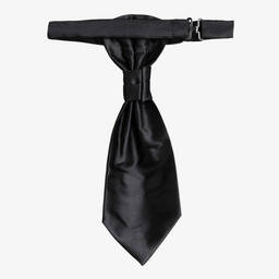 Romano Vianni-Boys Black Waistcoat & Cravat Tie Set | Childrensalon Outlet