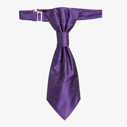 Romano Vianni-Boys Dark Purple Waistcoat & Adjustable Tie Set | Childrensalon Outlet